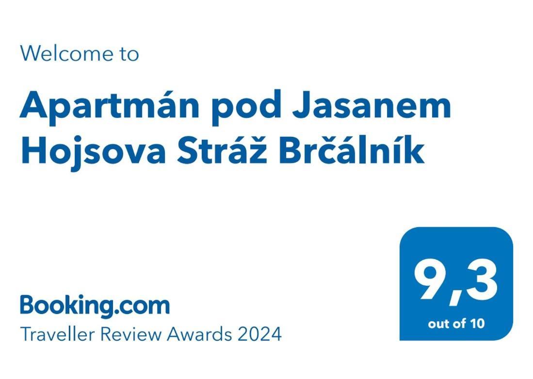 Apartman Pod Jasanem Hojsova Straz Brcalnik Apartment Zelezna Ruda Exterior photo